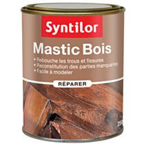 Mastic bois en pâte coloris blanc 250 g - SYNTILOR